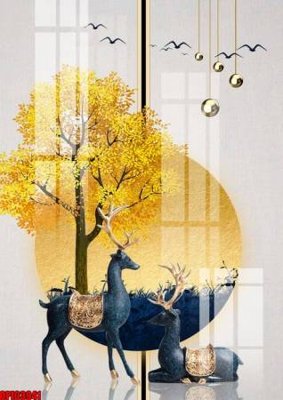 Mua file gốc file tranh bộ decor in treo tường tráng gương OPIC3941 (chất lượng) tại Filetranh.com