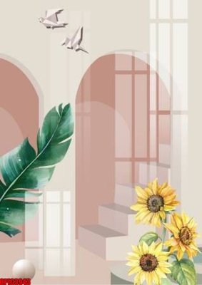 File tranh file tranh bộ decor in treo tường tráng gương OPIC3943 (gốc) chủ đề động vật