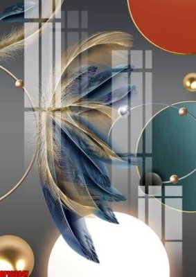 File gốc in tráng gương file tranh bộ decor in treo tường tráng gương OPIC3947 chi tiết