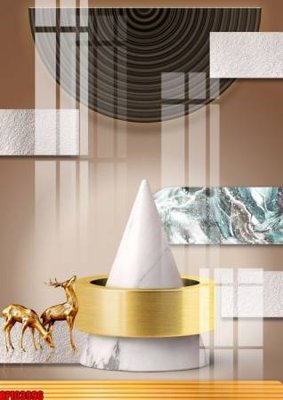 File in trần file tranh bộ decor in treo tường tráng gương OPIC3996 (bản gốc) mây trời