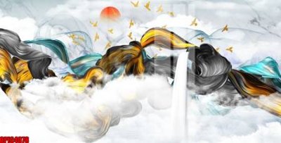 Tải file file tranh bộ decor in treo tường tráng gương OPIC4078 (PSD) cho in ấn quảng cáo