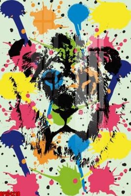 File PSD file tranh bộ decor in treo tường tráng gương OPIC4218 (gốc) cho designer