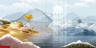 Tải file file tranh bộ decor in treo tường tráng gương OPIC4250 (ảnh gốc) in tranh kính