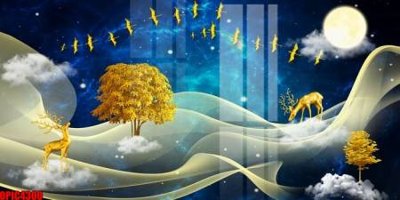 Tải file gốc file tranh bộ decor in treo tường tráng gương OPIC4300 (in khổ lớn) không vỡ