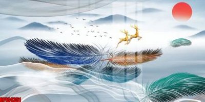 File gốc file tranh bộ decor in treo tường tráng gương OPIC4351 (in lụa) tranh mã đáo