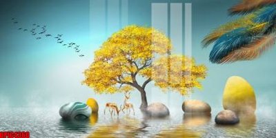 Download file tranh file tranh bộ decor in treo tường tráng gương OPIC4360 (file gốc PSD)