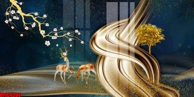 File gốc file tranh bộ decor in treo tường tráng gương OPIC4394 (phong cách) tối giản