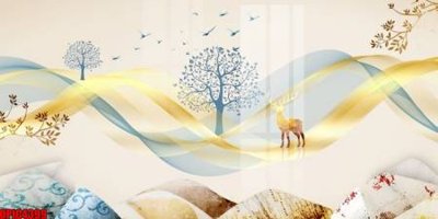 File gốc file tranh bộ decor in treo tường tráng gương OPIC4399 (bản quyền) cho in ấn