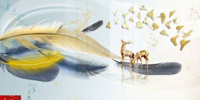 Ảnh gốc file in lụa file tranh bộ decor in treo tường tráng gương OPIC4425 chi tiết