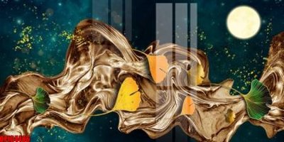 File tranh trang trí file tranh bộ decor in treo tường tráng gương OPIC4486 (tải file gốc)