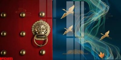 File gốc file tranh bộ decor in treo tường tráng gương OPIC4495 (cho in ấn) độc quyền