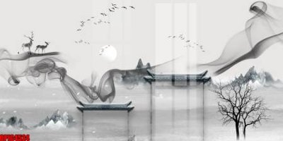 File in ấn cao cấp file tranh bộ decor in treo tường tráng gương OPIC4524 (file gốc)