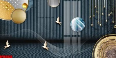 File in ấn file tranh bộ decor in treo tường tráng gương OPIC4536 (bản gốc) chất lượng cao