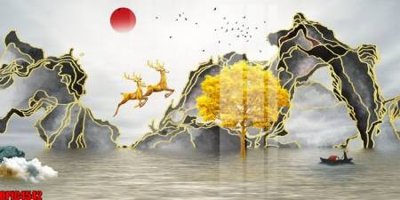 Ảnh mô tả file gốc in mica file tranh bộ decor in treo tường tráng gương OPIC4542