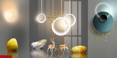 File gốc in tráng gương file tranh bộ decor in treo tường tráng gương OPIC4641 chi tiết