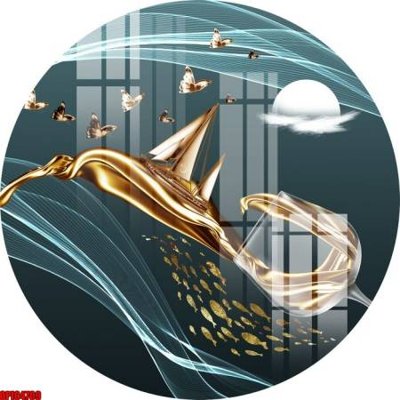 File PSD file tranh bộ decor in treo tường tráng gương OPIC4709 (bản gốc) chất lượng nhất