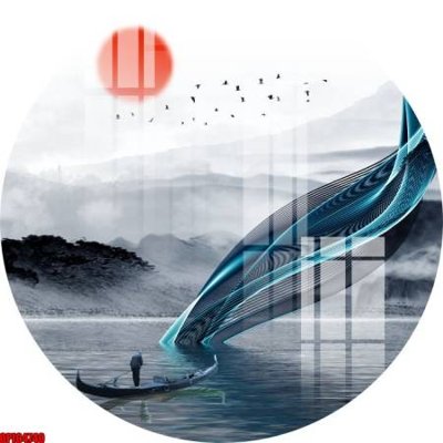 File gốc file tranh bộ decor in treo tường tráng gương OPIC4740 (PNG) nền trong suốt