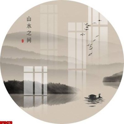 File tranh in trần 3D file tranh bộ decor in treo tường tráng gương OPIC4770 (ảnh gốc)