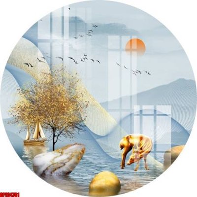 File gốc file tranh bộ decor in treo tường tráng gương OPIC4781 (ảnh chi tiết) để in ấn