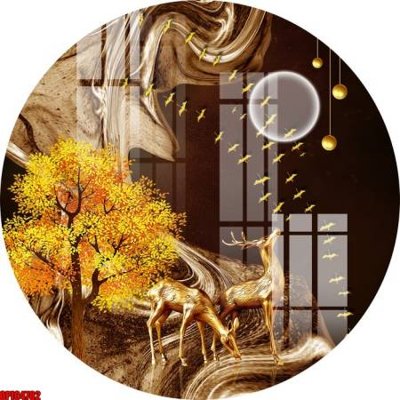 File in mica file tranh bộ decor in treo tường tráng gương OPIC4782 (bản gốc) siêu trong