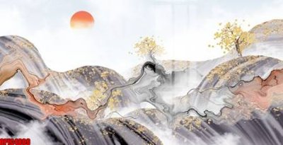 File PSD file tranh bộ decor in treo tường tráng gương OPIC4809 (chất lượng in ấn)