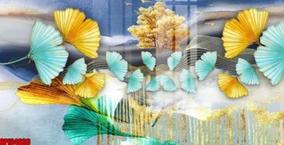 File gốc file tranh bộ decor in treo tường tráng gương OPIC4836 (ảnh chi tiết) để in trần