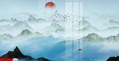 File tranh file tranh bộ decor in treo tường tráng gương OPIC4858 (ảnh gốc) in trần 3D