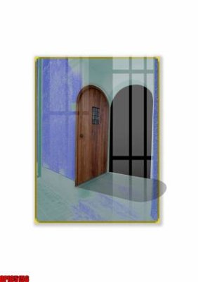 File tranh gốc file tranh bộ decor in treo tường tráng gương OPIC5156 chủ đề hiện đại