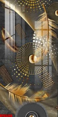 File tranh trang trí file tranh bộ decor in treo tường tráng gương OPIC5249 (file gốc)