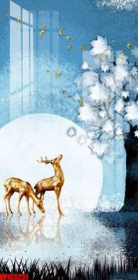 Tải file tranh file tranh bộ decor in treo tường tráng gương OPIC5251 (gốc) tại Filetranh.com