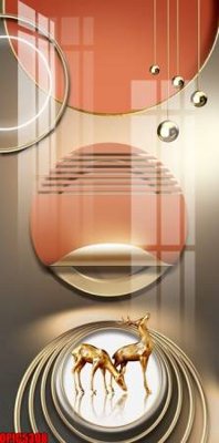 File in trần file tranh bộ decor in treo tường tráng gương OPIC5308 (file gốc) phong thủy