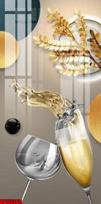 File gốc file tranh bộ decor in treo tường tráng gương OPIC5363 (trang trí) cho phòng khách
