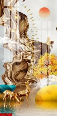 Tải về file gốc file tranh bộ decor in treo tường tráng gương OPIC5409 (dùng cho in quảng cáo)