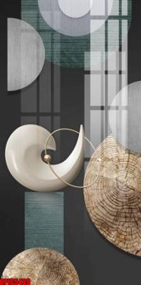 File tranh file tranh bộ decor in treo tường tráng gương OPIC5439 (bản gốc) in lụa 3D