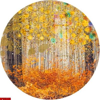 File tranh file tranh bộ decor in treo tường tráng gương OPIC5895 (gốc) chủ đề thiên nhiên