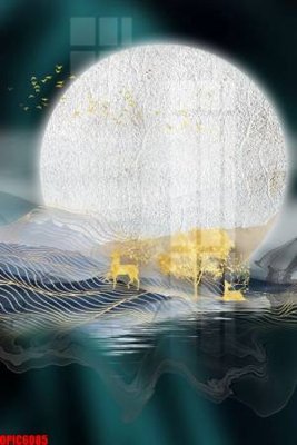 Tải file file tranh bộ decor in treo tường tráng gương OPIC6085 (ảnh gốc) file TIFF