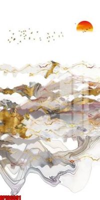 File gốc file tranh bộ decor in treo tường tráng gương OPIC6091 (cho in 3D) độc đáo