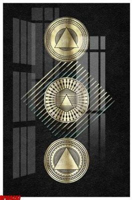 File tranh file tranh bộ decor in treo tường tráng gương OPIC6267 (ảnh gốc) in trần 3D