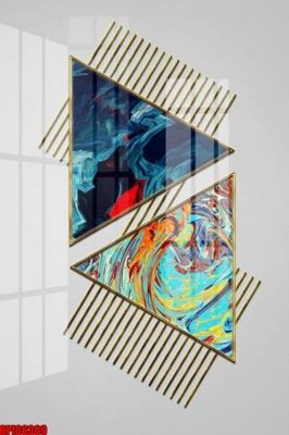 Ảnh gốc file tranh bộ decor in treo tường tráng gương OPIC6309 (độ nét cao) in tráng gương