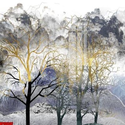 File tranh file tranh bộ decor in treo tường tráng gương OPIC6387 (file gốc) chủ đề phong thủy