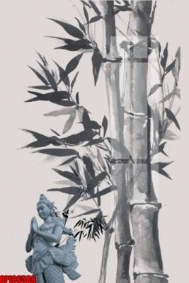 File tranh file tranh bộ decor in treo tường tráng gương OPIC6589 (bản gốc) in lụa 5D