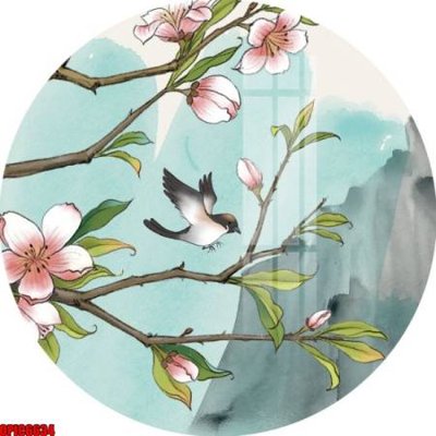 Ảnh gốc file tranh bộ decor in treo tường tráng gương OPIC6634 (nét căng) in mica