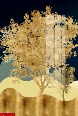 Ảnh mô tả file gốc in mica file tranh bộ decor in treo tường tráng gương OPIC6666