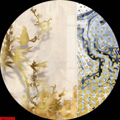 File gốc file tranh bộ decor in treo tường tráng gương OPIC6688 (in lụa) chi tiết cao