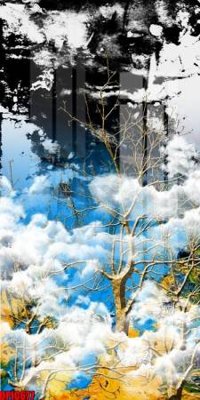 File gốc file tranh bộ decor in treo tường tráng gương OPIC677 (in 3D) cho trang trí