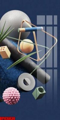 Tải file gốc file tranh bộ decor in treo tường tráng gương OPIC6830 (bản PSD) gốc