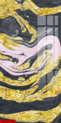 File tranh gốc file tranh bộ decor in treo tường tráng gương OPIC6954 (bản quyền) độc đáo