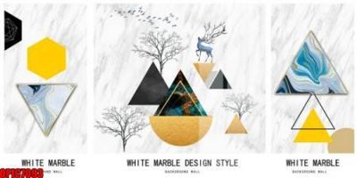 File tranh file tranh bộ decor in treo tường tráng gương OPIC7093 (gốc) chủ đề động vật