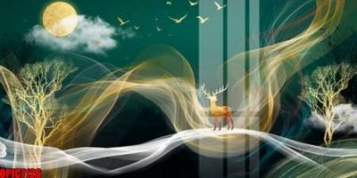 Mua file gốc file tranh bộ decor in treo tường tráng gương OPIC7126 (PSD) tại Filetranh.com