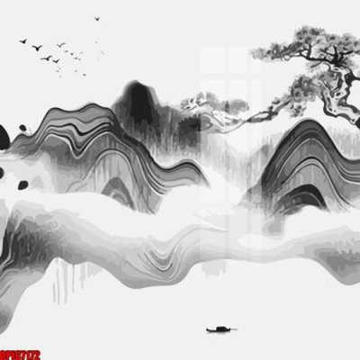 Tải file file tranh bộ decor in treo tường tráng gương OPIC7172 (gốc) để in ấn ngay